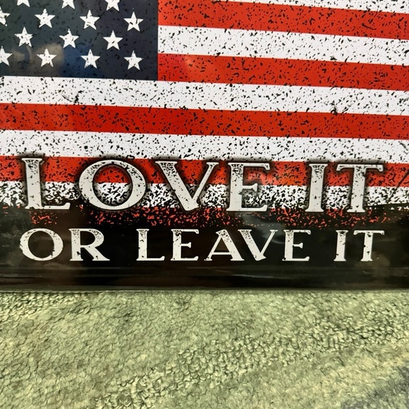 America Love It or Leave It Metal Sign New Sealed - Picture 2 of 4